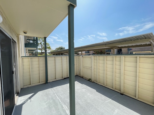 view of patio