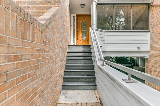 view of staircase