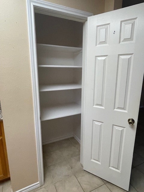 view of closet