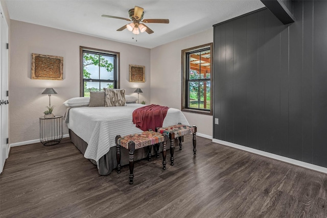 798 Lcr 703, Kosse, TX 76653 - bedroom featuring wood finished floors and a ceiling fan