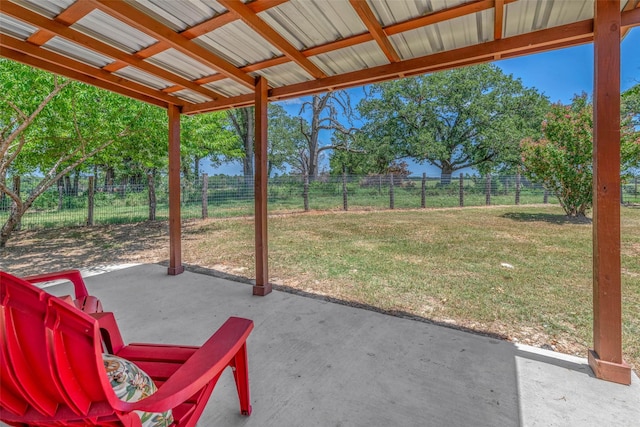 798 Lcr 703, Kosse, TX 76653 - fenced backyard with a patio
