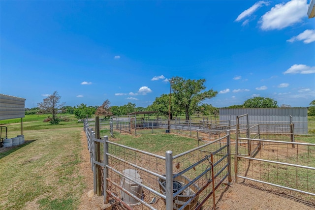 798 Lcr 703, Kosse, TX 76653 - view of yard with a view of rural / pastoral area, an exterior structure, and an outbuilding