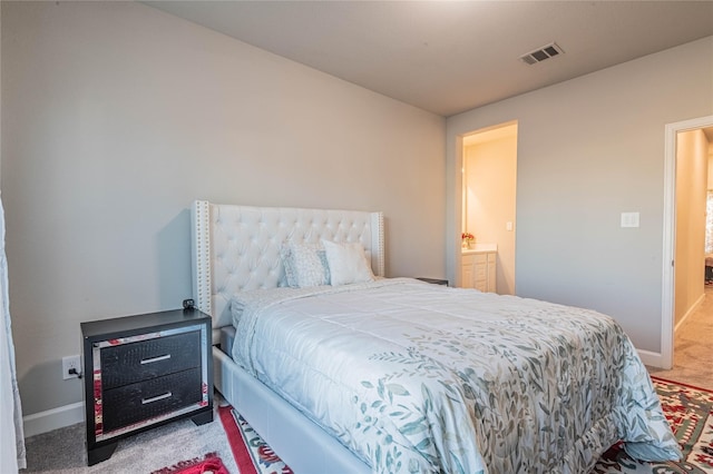 bedroom featuring carpet floors