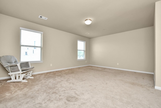 empty room with carpet floors