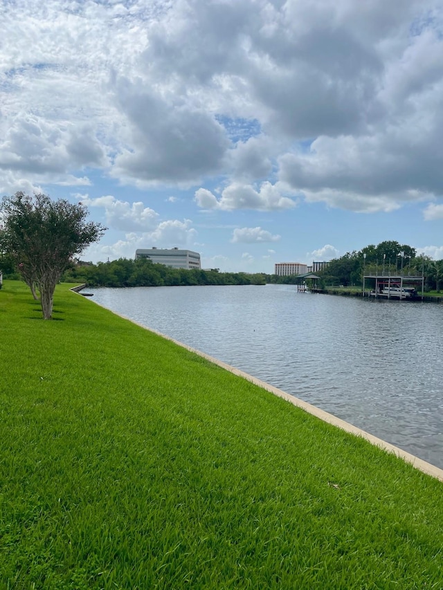 property view of water