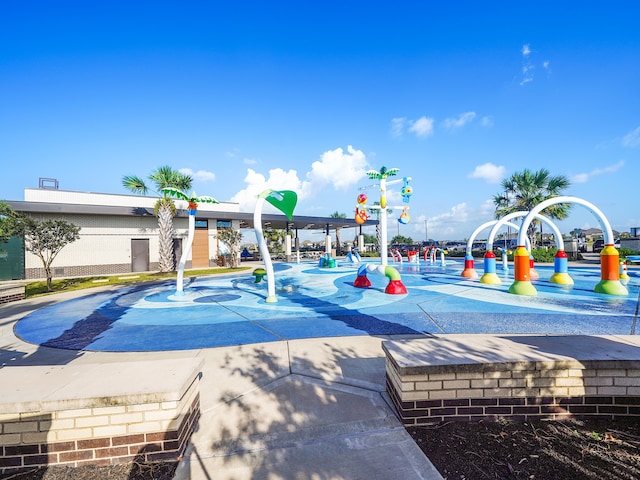 view of jungle gym