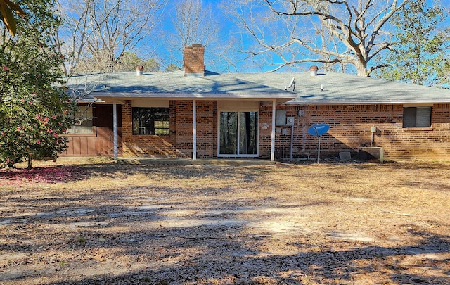 view of rear view of property