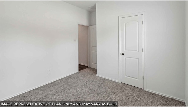 unfurnished bedroom featuring carpet