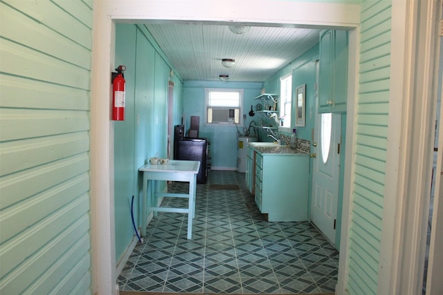 view of laundry room