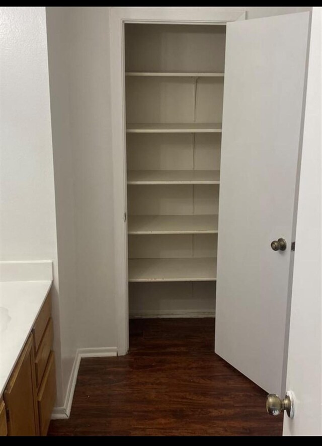 view of closet