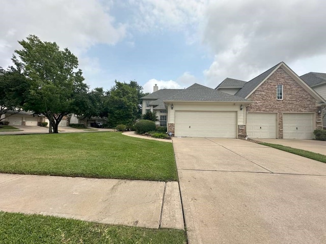 view of front of house with a front yard