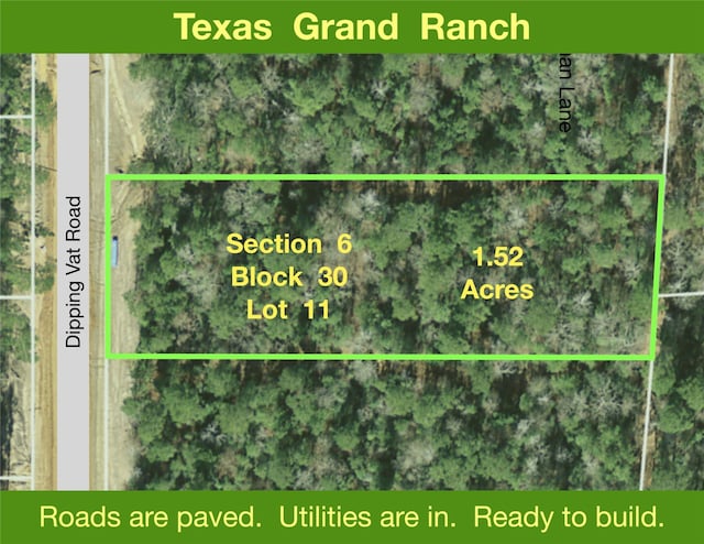 6-30-11 Dipping Vat Rd, Huntsville TX, 77340 land for sale