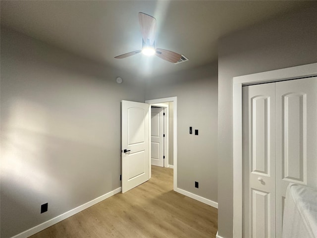 interior space featuring light hardwood / wood-style flooring