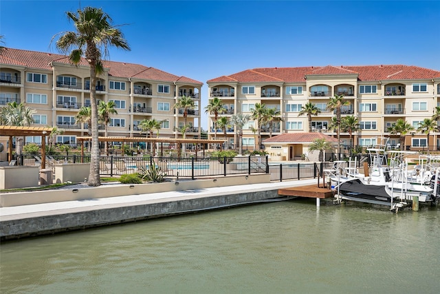 301 E Houston St Unit 3301, Port Isabel, TX 78578 - dock with fence and a water view