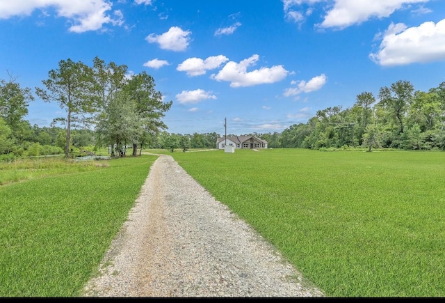 view of road