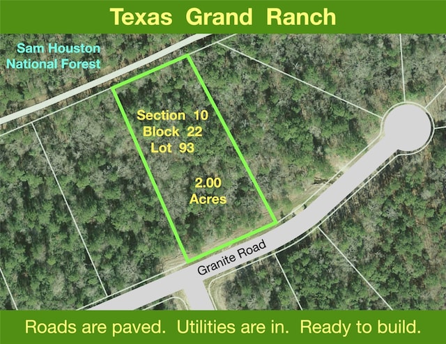 10-22-93 Granite Rd, Huntsville TX, 77340 land for sale