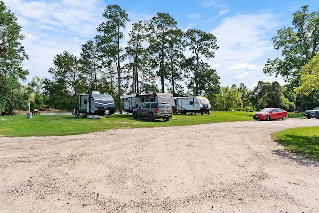 exterior space featuring a yard