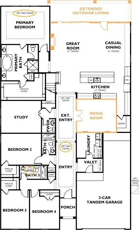 16006 Ruby Laurel Ct, Conroe, TX 77302 - floor plan / room layout