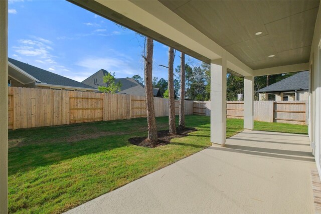 16006 Ruby Laurel Ct, Conroe, TX 77302 - view of yard with a patio area