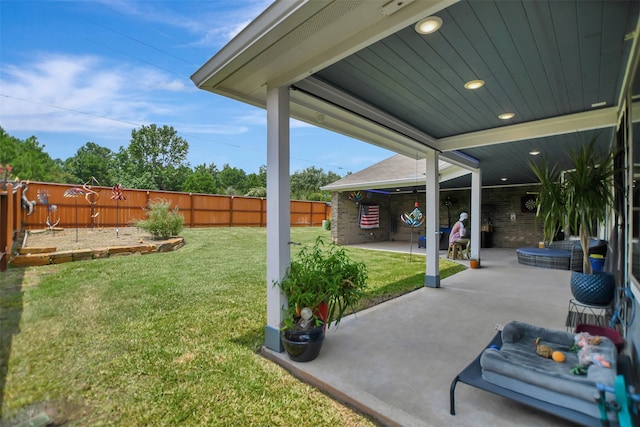 exterior space featuring a patio area