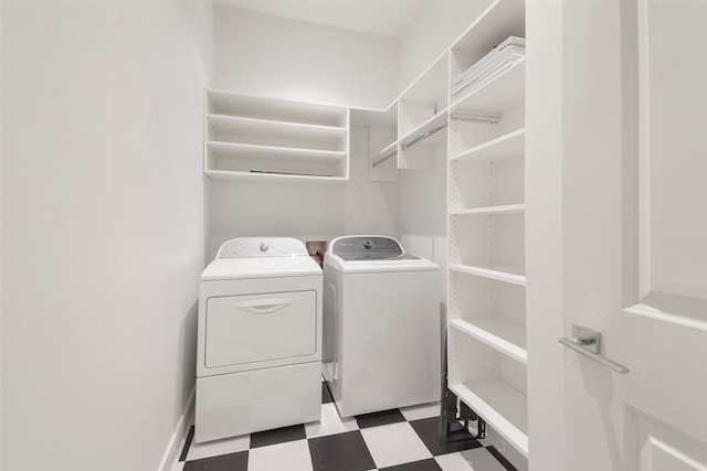 laundry area with washer and clothes dryer