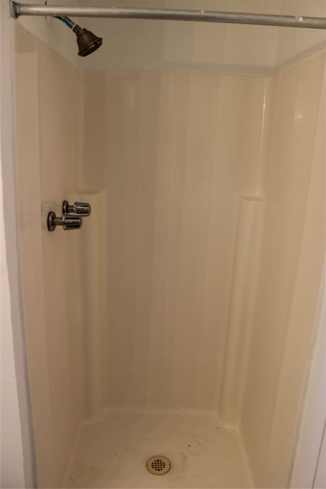 bathroom featuring a shower