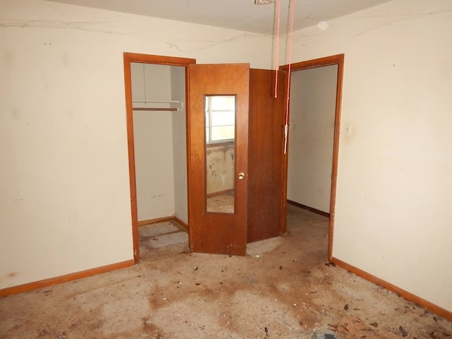 view of unfurnished bedroom