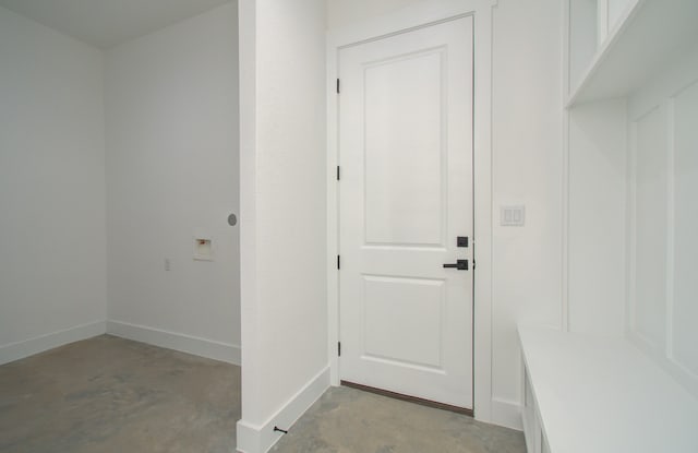 view of mudroom