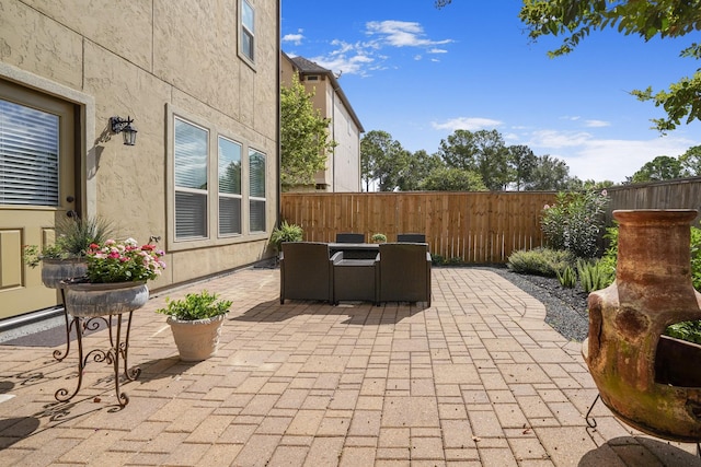 view of patio