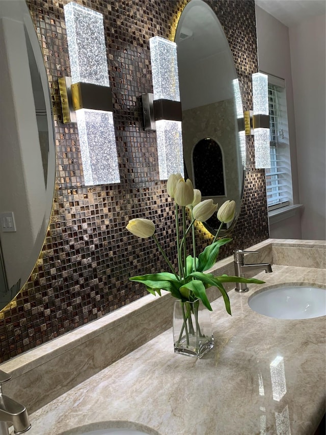 411 Sailfish St, Jones Creek, TX 77541 - bathroom featuring double vanity