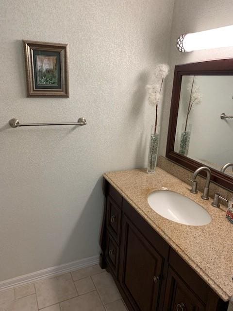 411 Sailfish St, Jones Creek, TX 77541 - bathroom featuring vanity and tile patterned floors