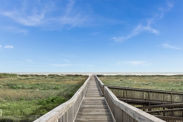 view of home's community featuring a water view