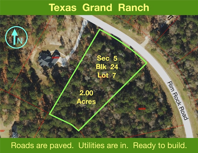 5-24-7 Rim Rock Rd, Huntsville TX, 77340 land for sale