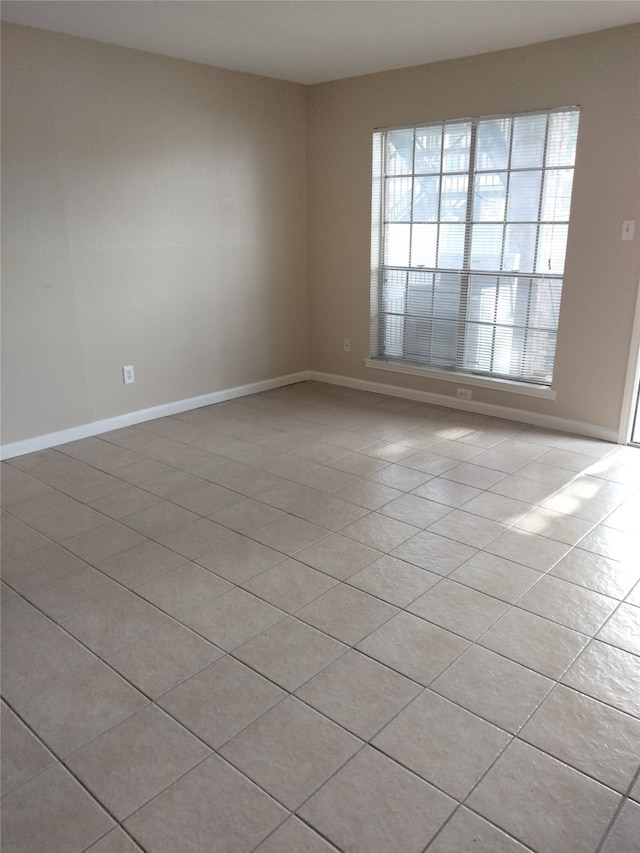 view of tiled empty room