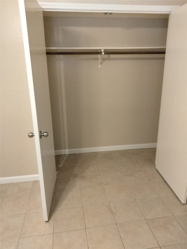 view of closet