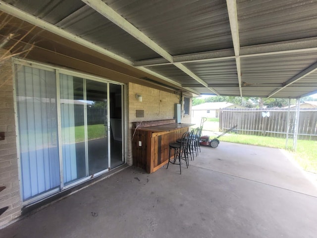 view of patio