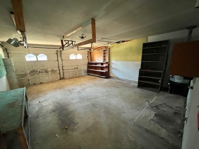 view of basement