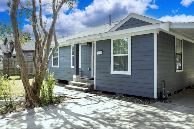 exterior space featuring a patio