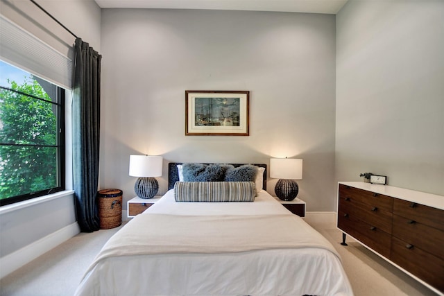411 N Copa Palm Loop, Montgomery, TX 77316 - bedroom with light carpet and baseboards
