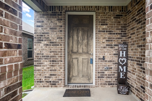 view of entrance to property