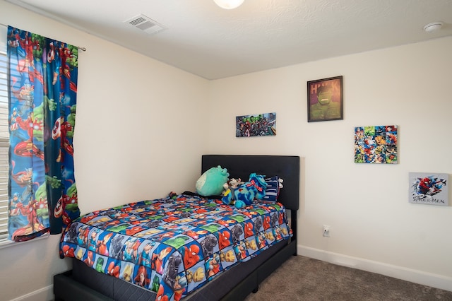 bedroom featuring carpet floors