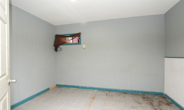 view of tiled empty room