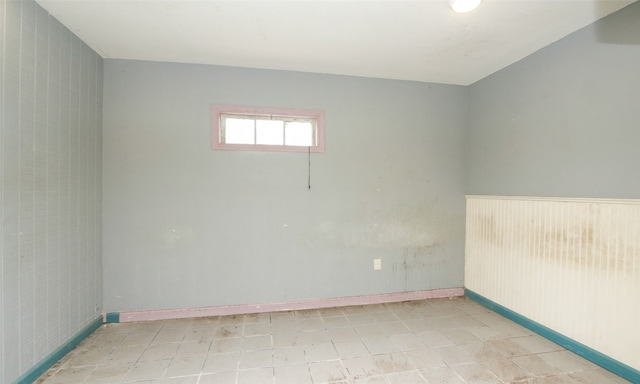 view of tiled empty room