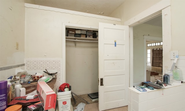 view of closet