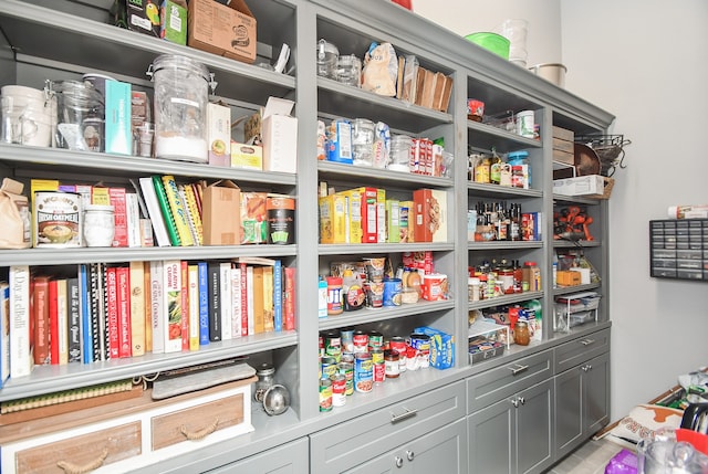 view of pantry