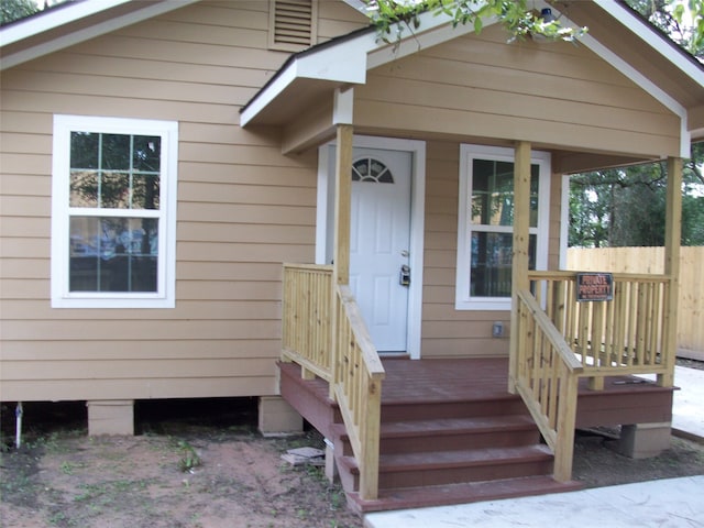 view of property entrance