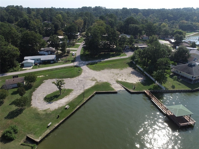 view of property's community with a water view