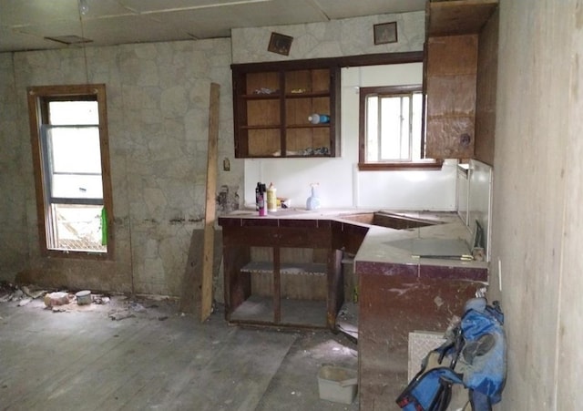 kitchen featuring a wealth of natural light