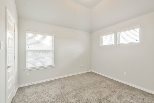 carpeted empty room with a wealth of natural light