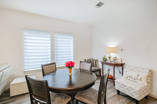 dining room featuring hardwood / wood-style floors